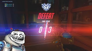 THROWING IN TOP 500 (Overwatch Competitive Toxicity)