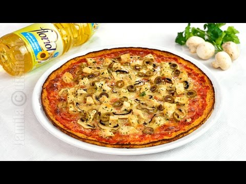 Pizza cu blat de conopida | “Reinventează-ți prânzul cu Floriol” | JamilaCuisine