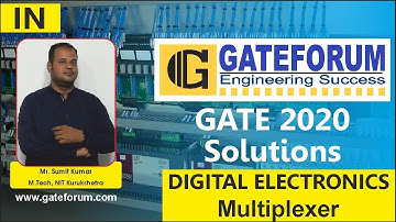 GATE 2020 Video Solutions I Instrumentation Engineering I Digital Circuits I Q 12