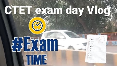 CTET exam day Vlog || daily Vlog || study vlog