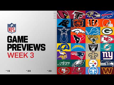 Full Week 3 Game Previews | 2026 Season