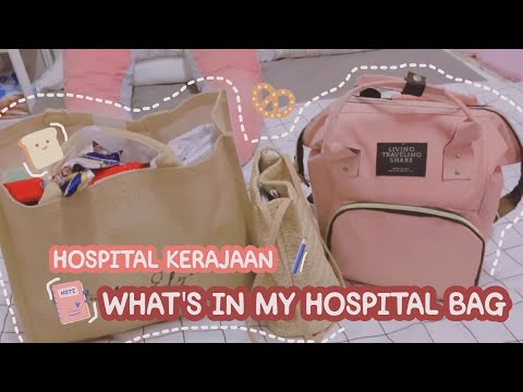 What&rsquo;s in My Hospital Bag | Hospital Kerajaan | Paling Simple | Malaysian