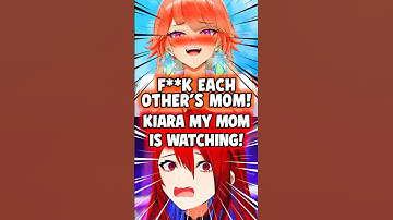 Kiara Destroyed Liz with this phrase [Hololive Takanashi Kiara Elizabeth] #vtuberclips #hololiveen