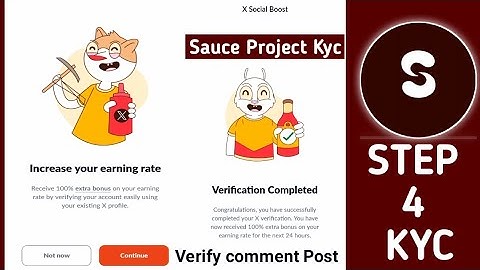Sauce x post KYC pass step by step || sunwaves x social boost sauce World KYC  #kyc #sauceworld