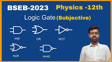 Bihar Board 12th physics । Logic gate । Binary system । Decimal system । subjective  question answer