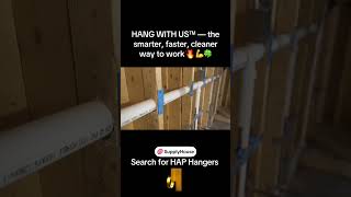 Hap System Pipe Hangers Snap Secure Pipes In Seconds
