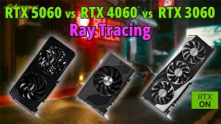 видео: RTX 5060 vs RTX 4060 vs RTX 3060 - Тесты в 6 играх с трассировкой лучей (RT) - 1080p / 1440p / 2160p картинка: RTX 5060 vs RTX 4060 vs RTX 3060 - Тесты в 6 играх с трассировкой лучей (RT) - 1080p / 1440p / 2160p