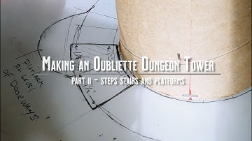 Building D&D Tabletop Terrain - Oubliette Dungeon Tower from XPS foam and foam board [Part II]