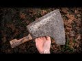 Knifemaker Restore Antique Bone Cleaver