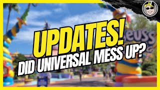 Updates! Did Universal Screw Up???