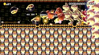 Everyone loves an easy speedrun! by →†★W&W★†← - SUPER MARIO MAKER - NO COMMENTARY