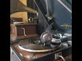 徳山 璉・四家 文子・波岡 惣一郞 ♪空の勇士♪ 1940年 78rpm record. Columbia Model No G ー 241 phonograph