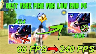 New Free Fire X86 Version For Low End Pc  240 Fps No Lag android 4