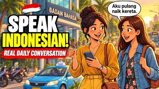 Waiting for a Taxi in Indonesia | Indonesian Conversation Practice