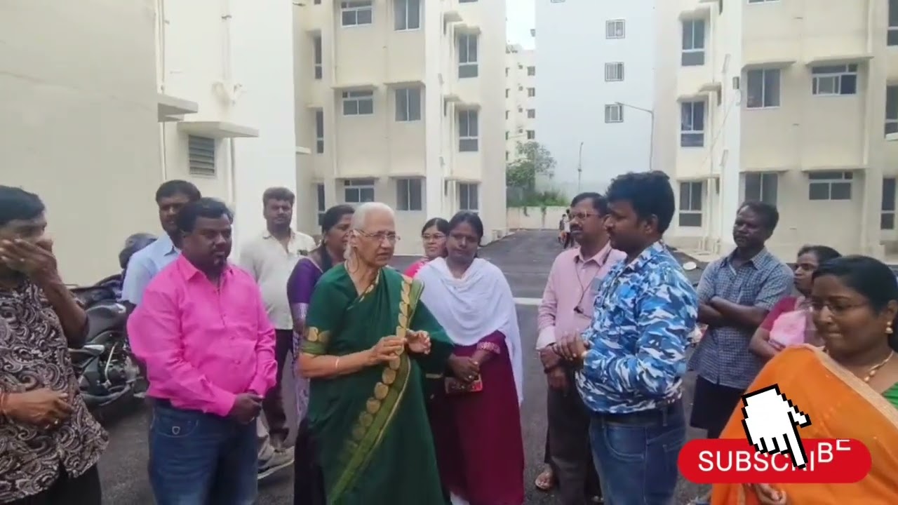Dr BT Lalitha naik visited Rghcl cm one lakh houses Doddanagamangala