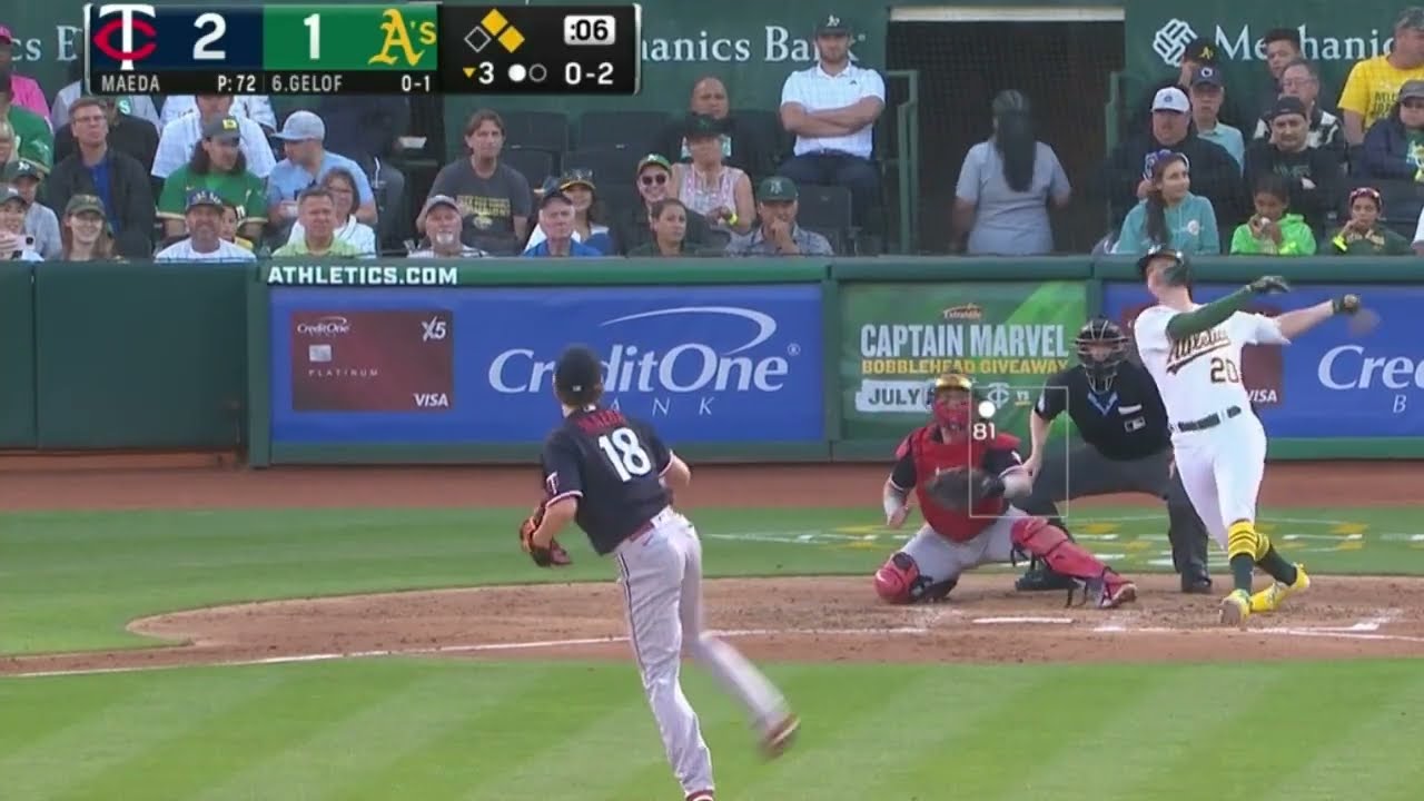Zack Gelof drills his first Major League hit