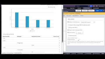 Report Definition:  Drill down Report & Class join & Chart