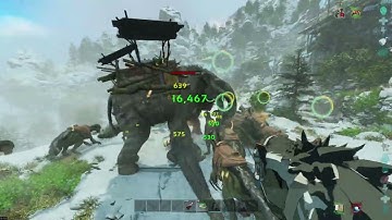 (Solo) Alpha Megapithecus Boss Fight - ARK: Survival Ascended