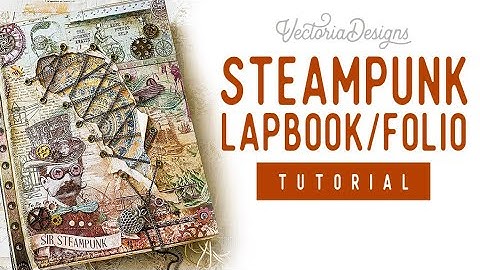 Steampunk Lapbook/Folio Tutorial | Steampunk Stories MEGA Bundle