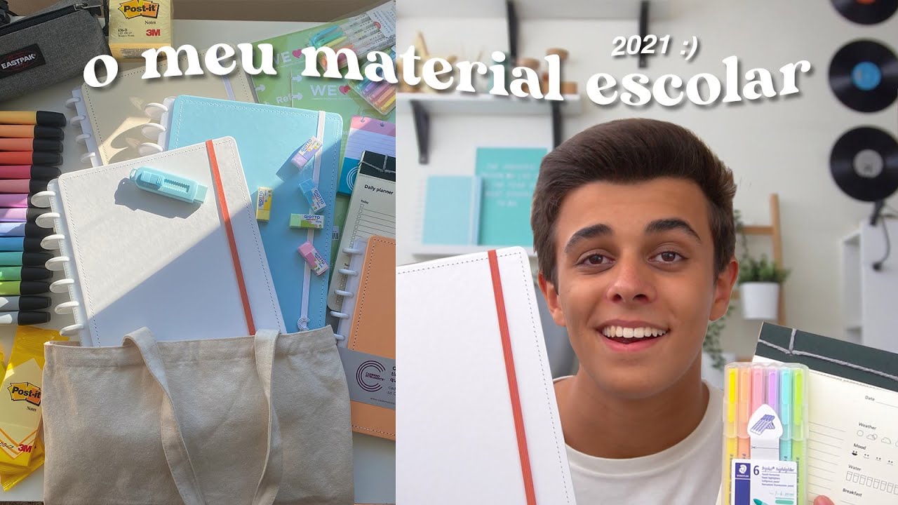 haul do meu material escolar 2021 :) | ep. 4