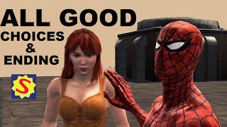 All Good Choices and Good Ending - Spider-Man Web of Shadows