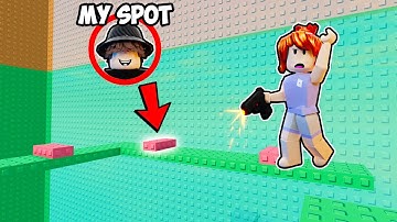 Finding IMPOSSIBLE Spots In The Roblox Hide And Seek Troll Tower..