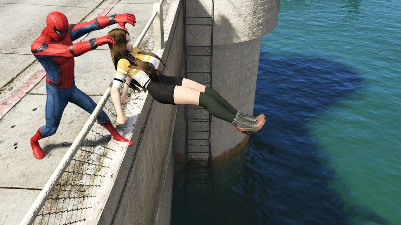 GTA 5 Epic Ragdolls | SPIDERMAN Fails ep.71 (Euphoria Physics)