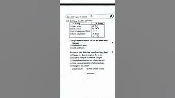 Class 8 2nd unit test science paper 2025 original paper #paper #shorts