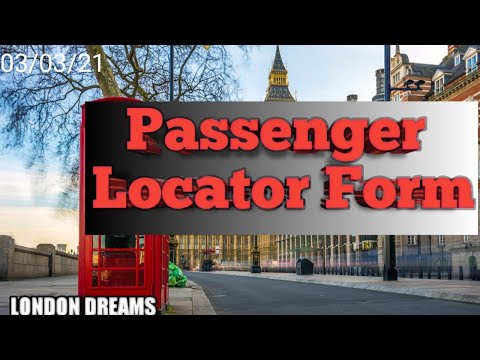 How to fill passenger locator form?