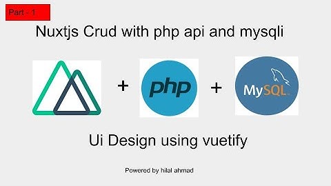 #1 Nuxtjs ui design || Nuxt crud with auth