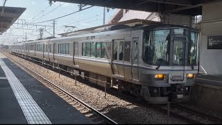 快速マリンライナー岡山行き223系　瀬戸大橋線妹尾駅通過