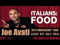 Italians & Food | Joe Avati: LIVE (DVD)