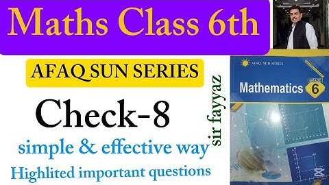Maths Class 6th | Check 8 | Unit 8 | exercise 8 | Lines Angles and Symmetry | ex 8 |grade 6