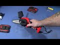 Miniature Rechargeable Lithium Battery Electric Chainsaw Review