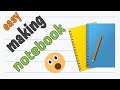 DIY making a note book at home. Rifat Diy Crafts . #viral #viralvideo #viralmusic #notebook #diy