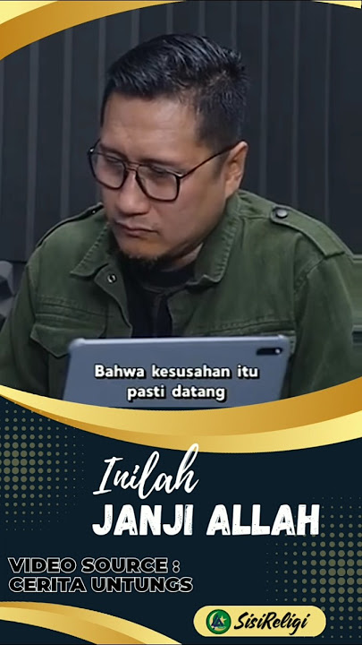 Hidup adalah ujian, inilah janji Allah. #sisireligi #trend #janjiallah #fyp #shorts sel630