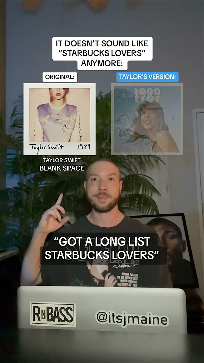 Taylor Swift 1989 Lyric Doesn’t Sound Like Starbucks Lovers Anymore #shorts #taylorswift #1989