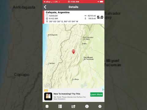 5.0 Magnitude Earthquake