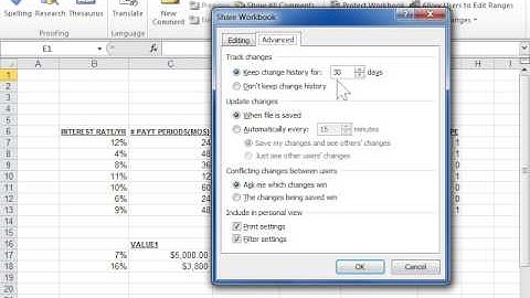 Excel 2010 Collaborate on Excel Workbooks with Other People