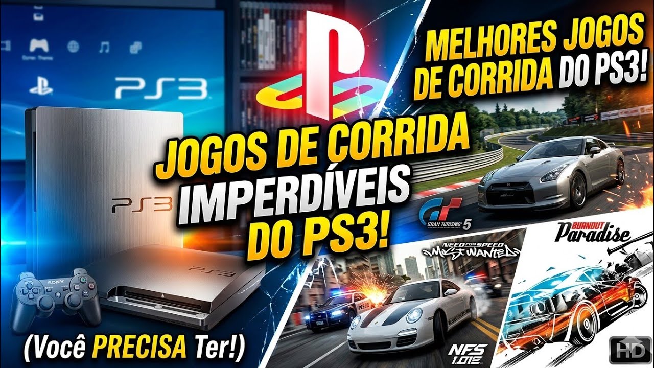 MELHORES JOGOS DE CORRIDA DO PS3! QUE VOCÊ PRECISA TER EM SEU (PLAY3 ...