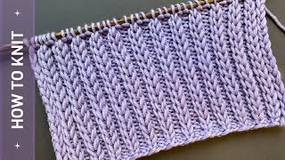 💜Волшебное Вязание: Пленяющая Фактурная Эластичная Резинка💜Enchanting Knitted Textured Band