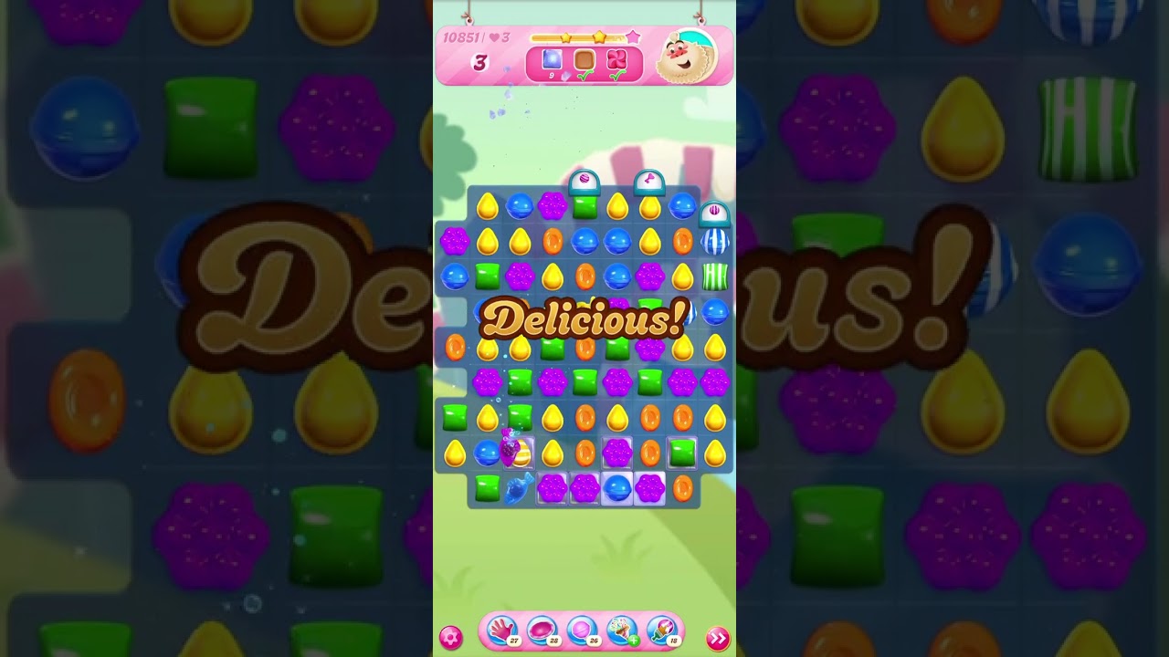 Candy Crush Saga Level 10851