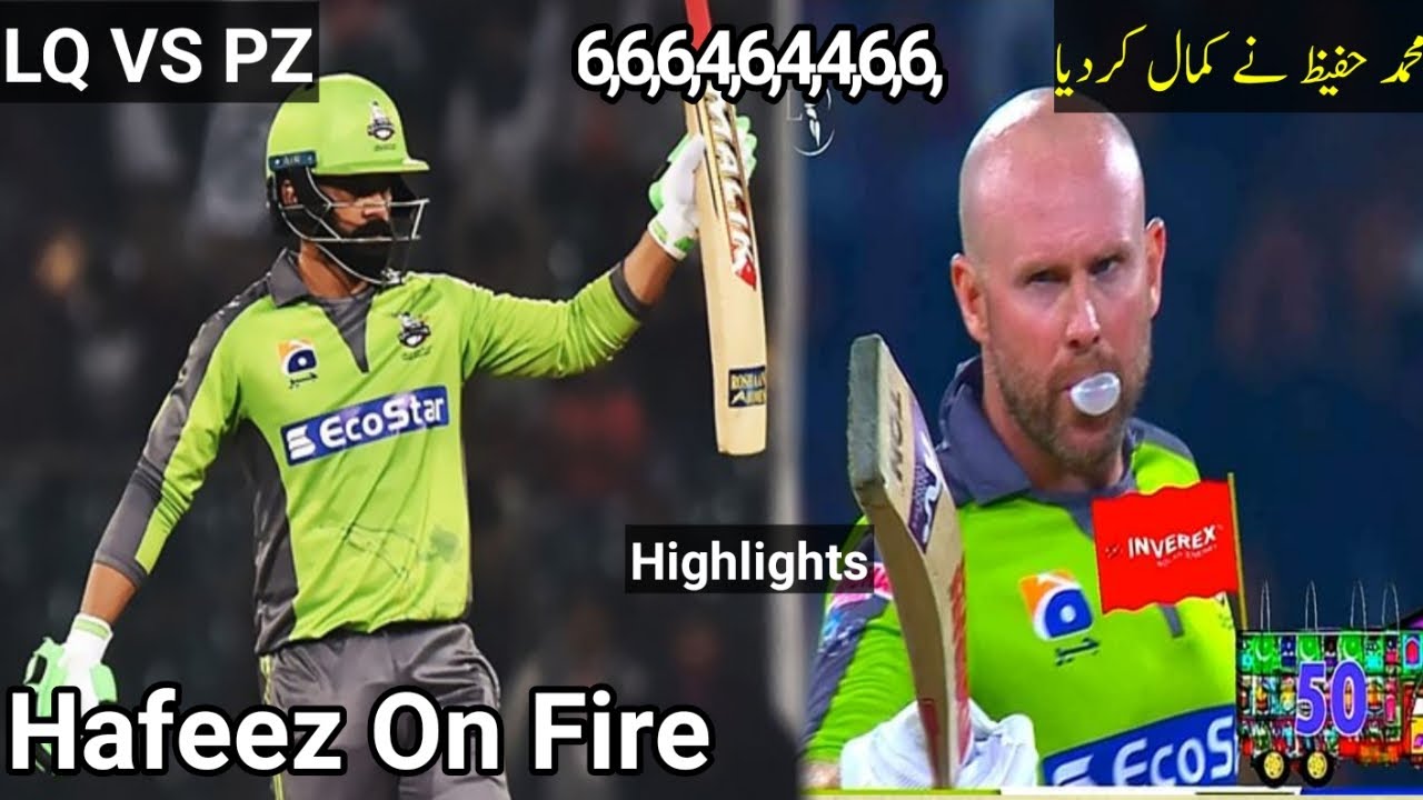 Muhammad Hafeez On Fire ! LQ Vs PZ ! PSL5 2020