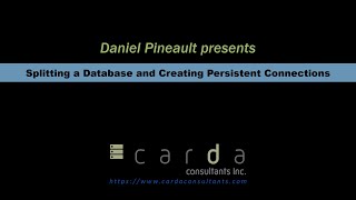 microsoft access - database splitting and persistent connections