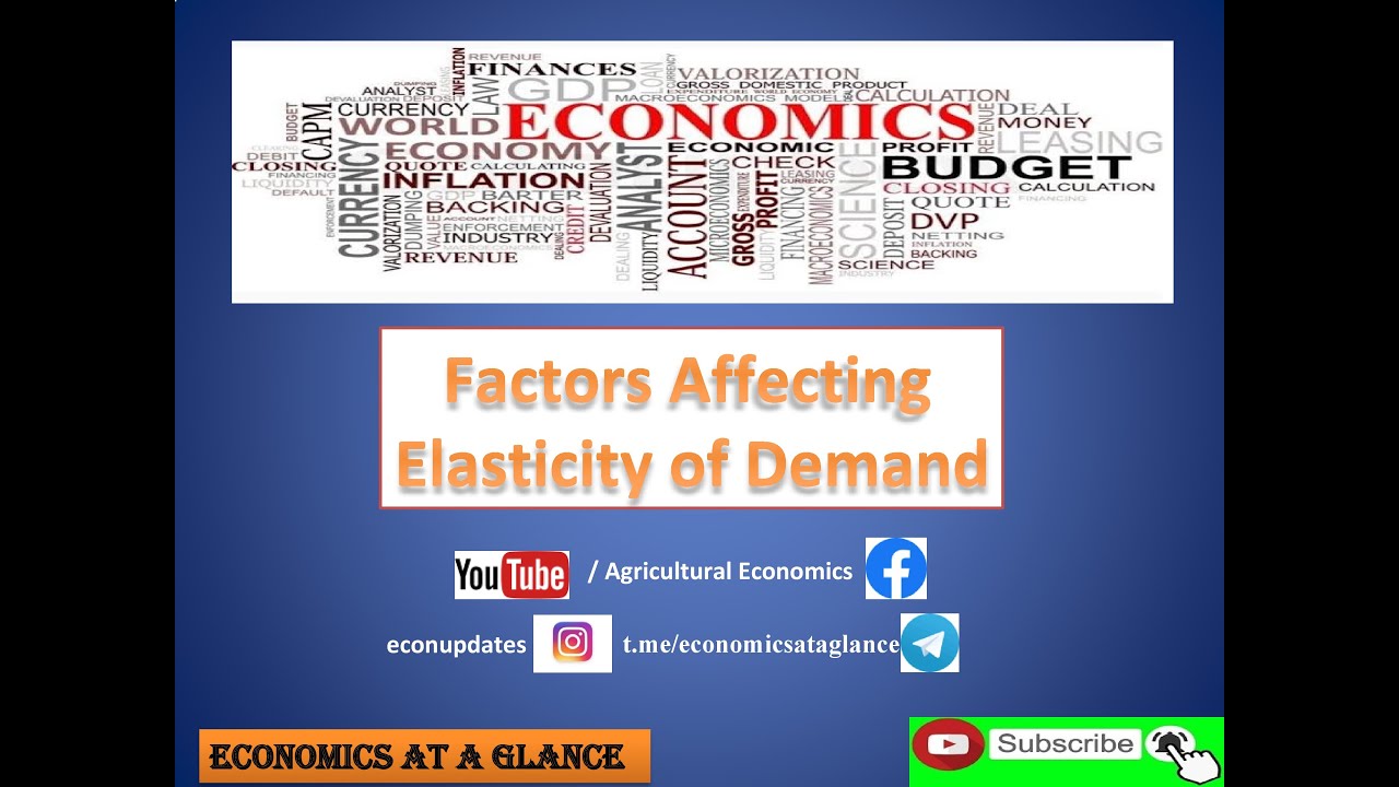 Lecture 19. Factors affecting Elasticity of Demand # Watch once and remember forever