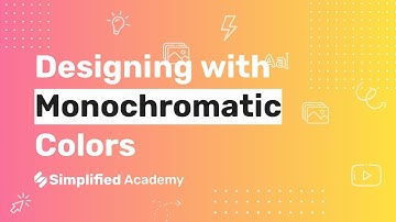How to design with monochromatic colors