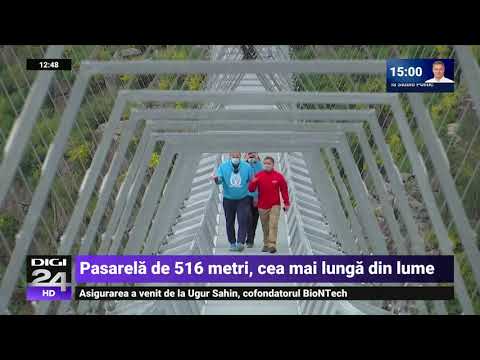 Video: Podul Cer Gatlinburg Este Cel Mai Lung Pod Suspendat Pentru Pietoni Din America De Nord