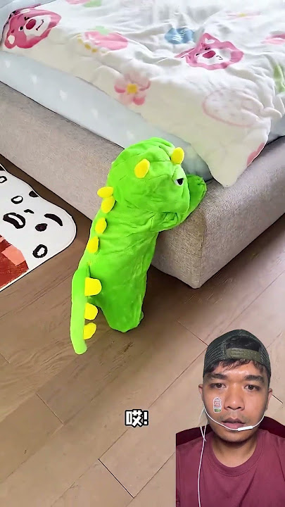 My brother is wearing a Dino costume 🦖😱 SO CUTE!