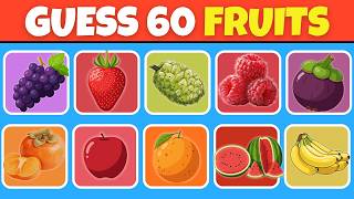 can you guess the fruit in 4 seconds? Easy to Impossible Level! 🧐