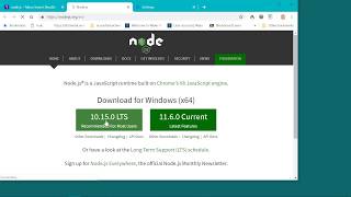 Beginner's Walk-Through: Node.js Install on a PC